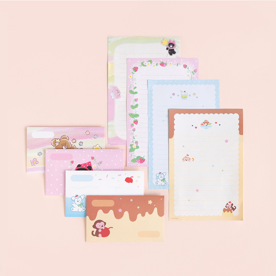 Letter & Envelope Set - Romane Brunch Brother Letter And Envelope Set